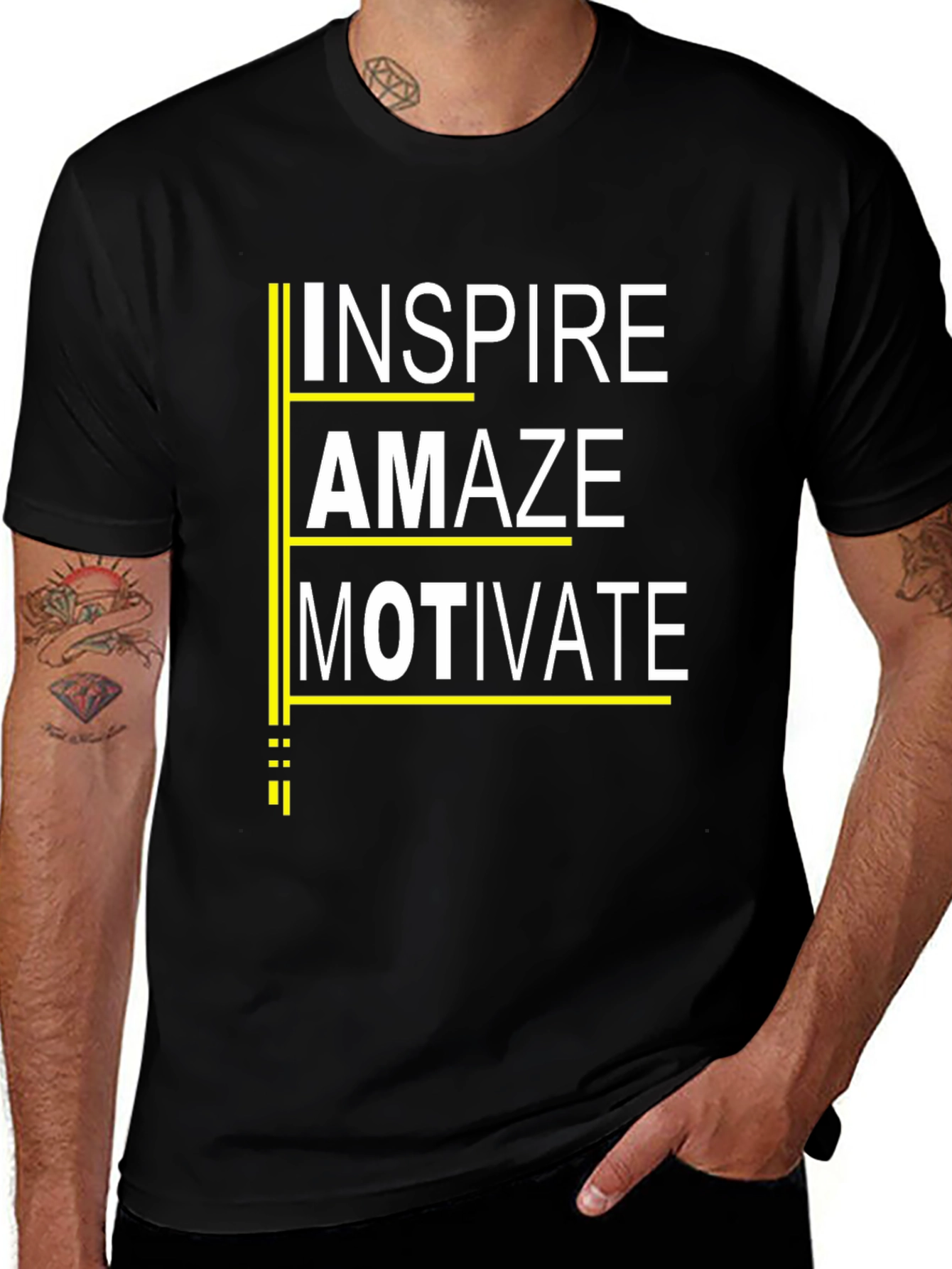 Inspire Amaze Motivate Graphic T-Shirt
