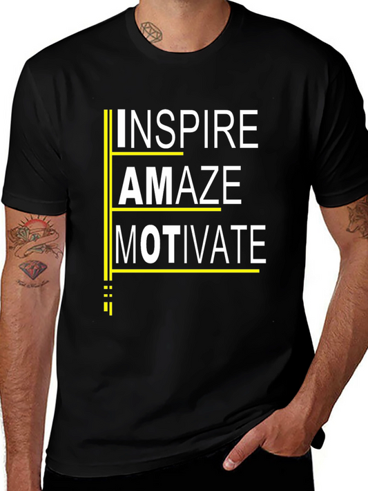 Inspire Amaze Motivate Graphic T-Shirt