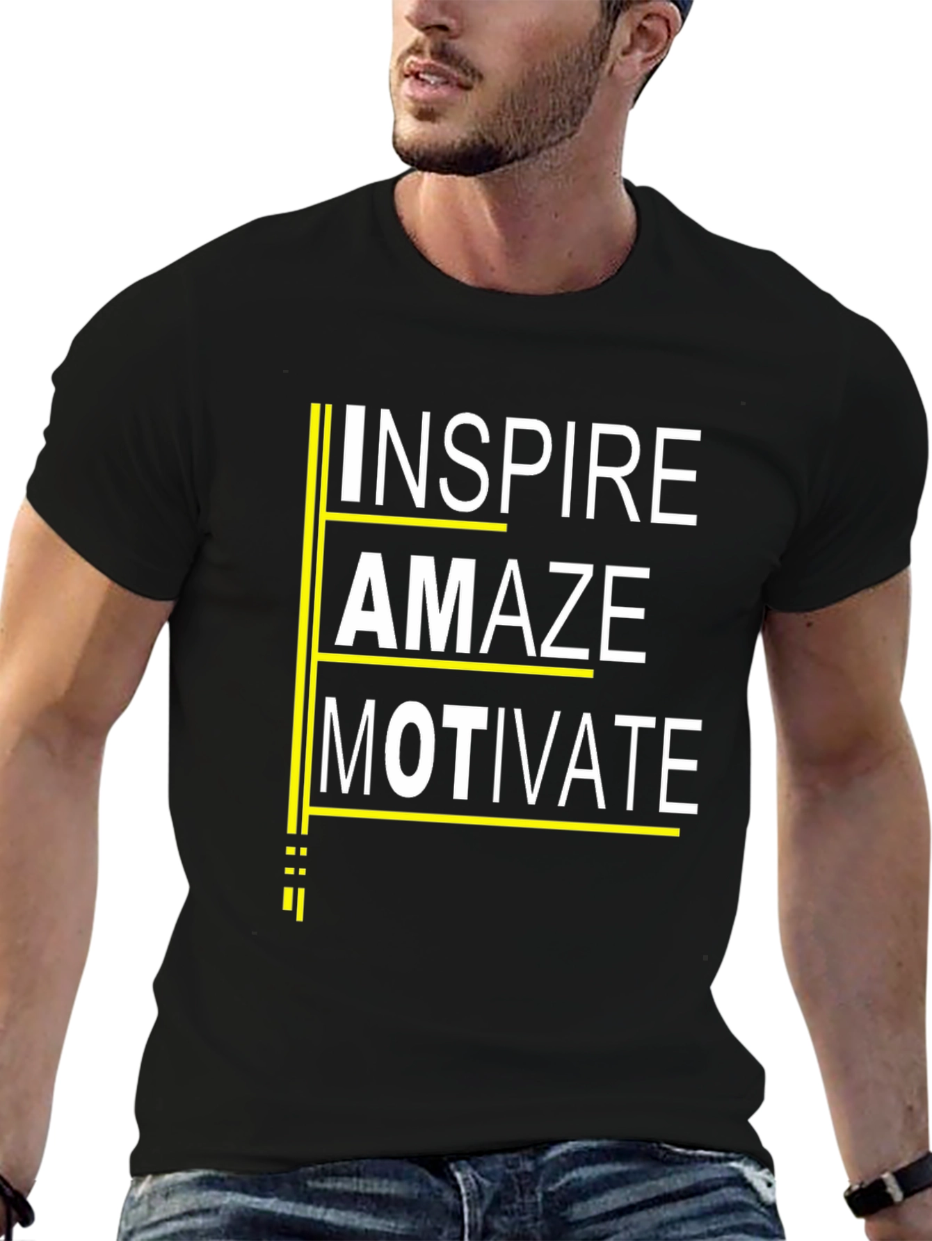 Inspire Amaze Motivate Graphic T-Shirt