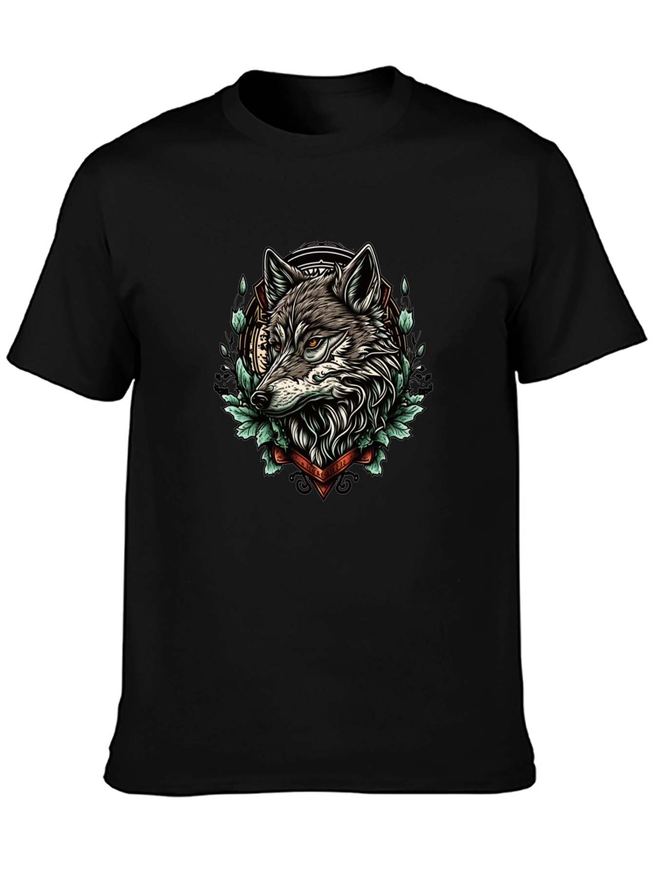Wolf Graphic Print Tee