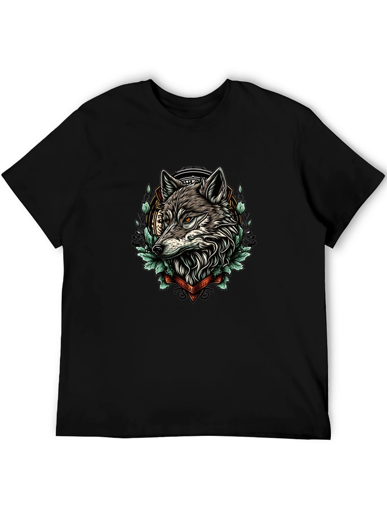 Wolf Graphic Print Tee