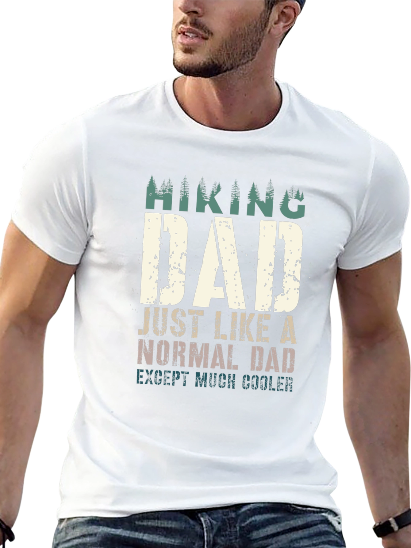 Hiking Dad T-Shirt - Cool Dad Tee