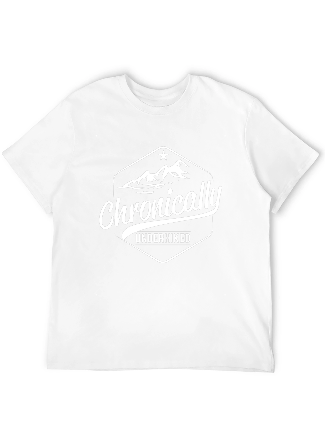 Chronically Underhiked Black Graphic T-Shirt