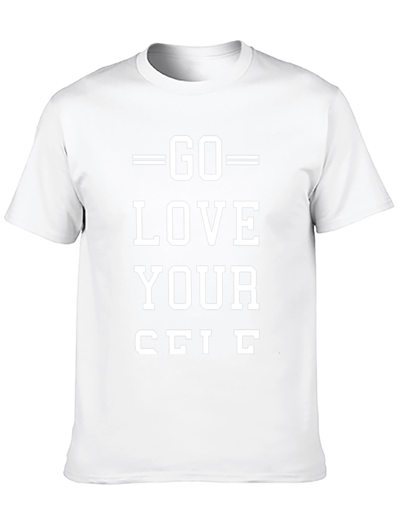 Go Love Yourself Black Graphic Tee