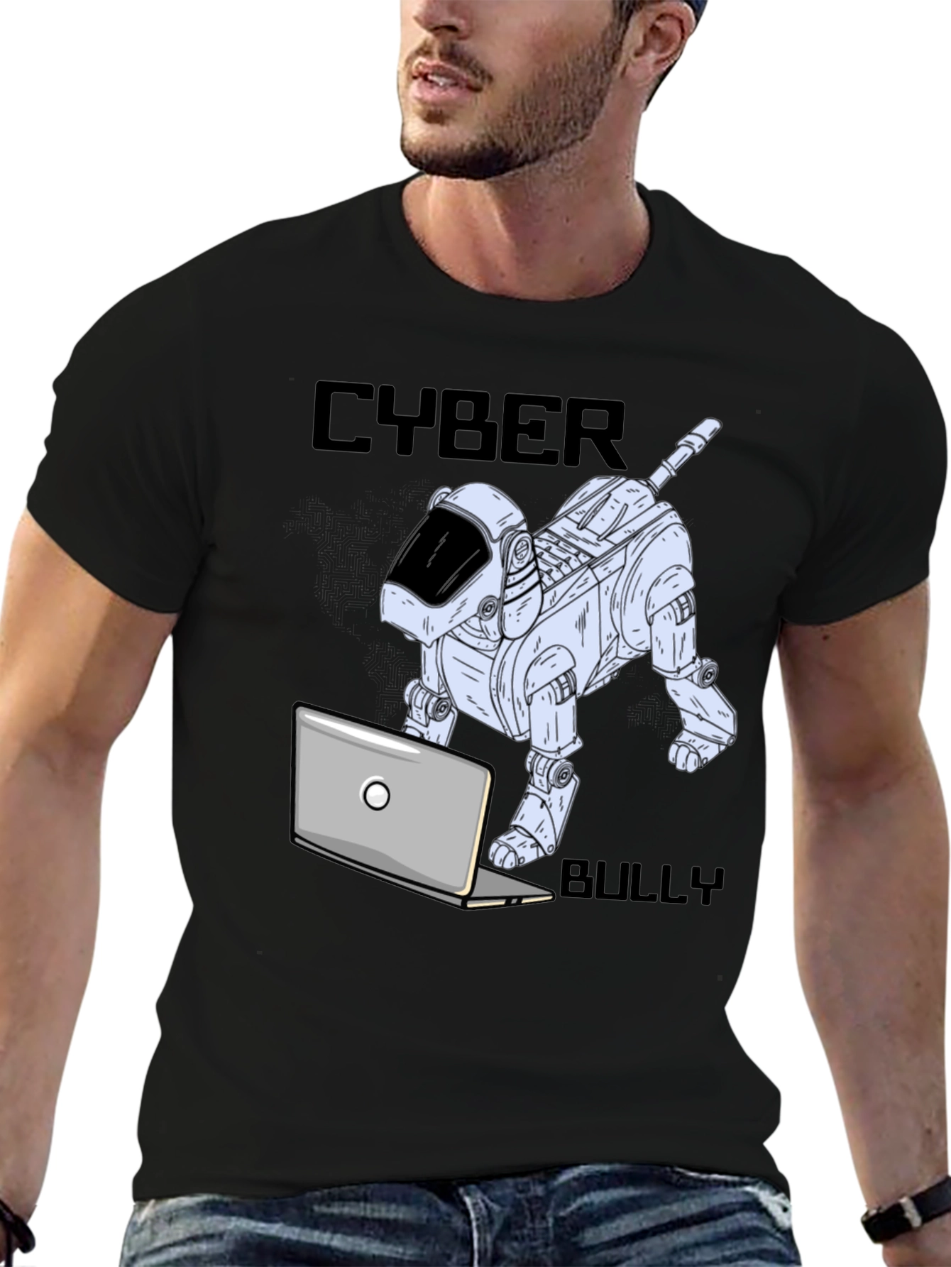 Cyber Bully Robot Dog T-Shirt