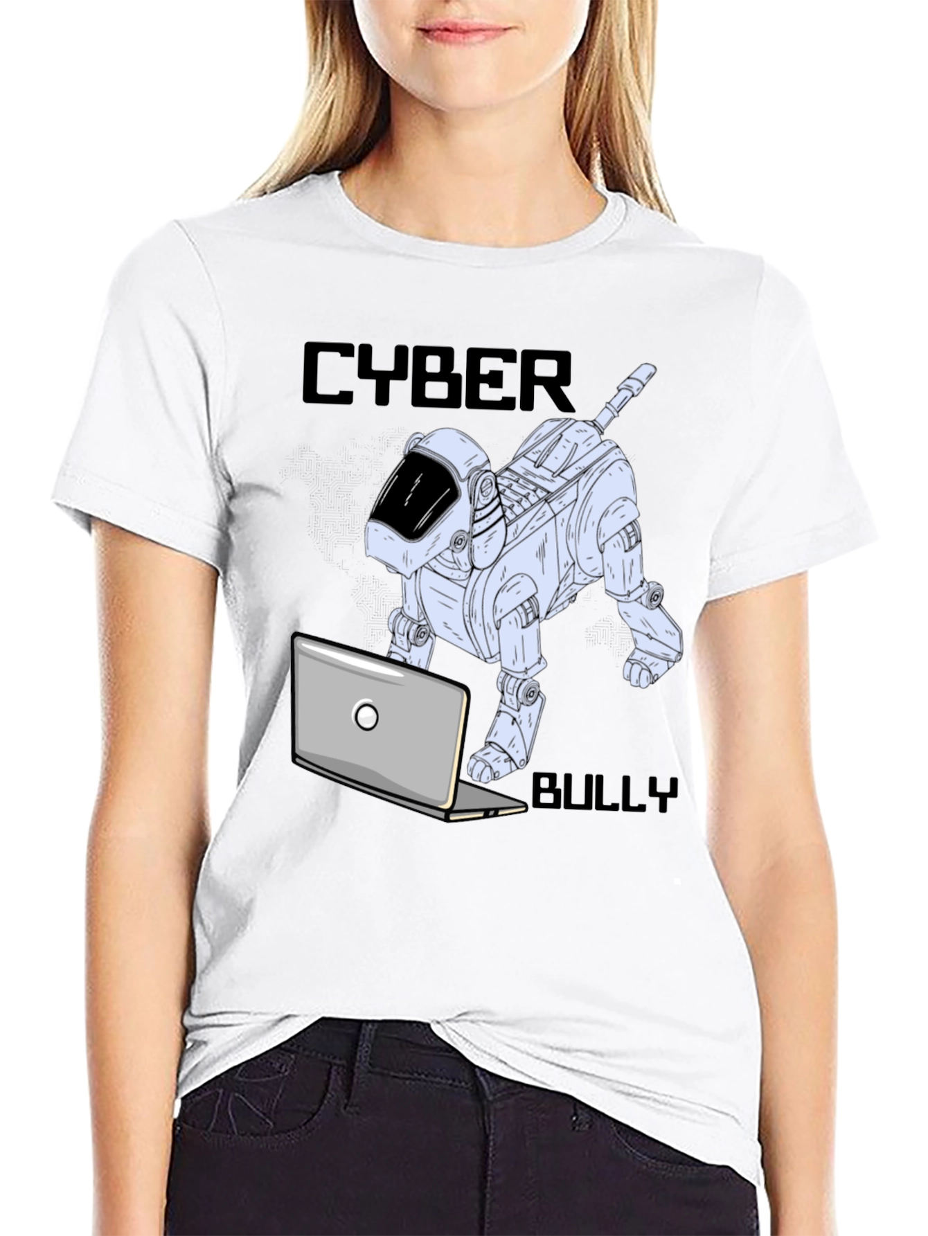 Cyber Bully Robot Dog T-Shirt