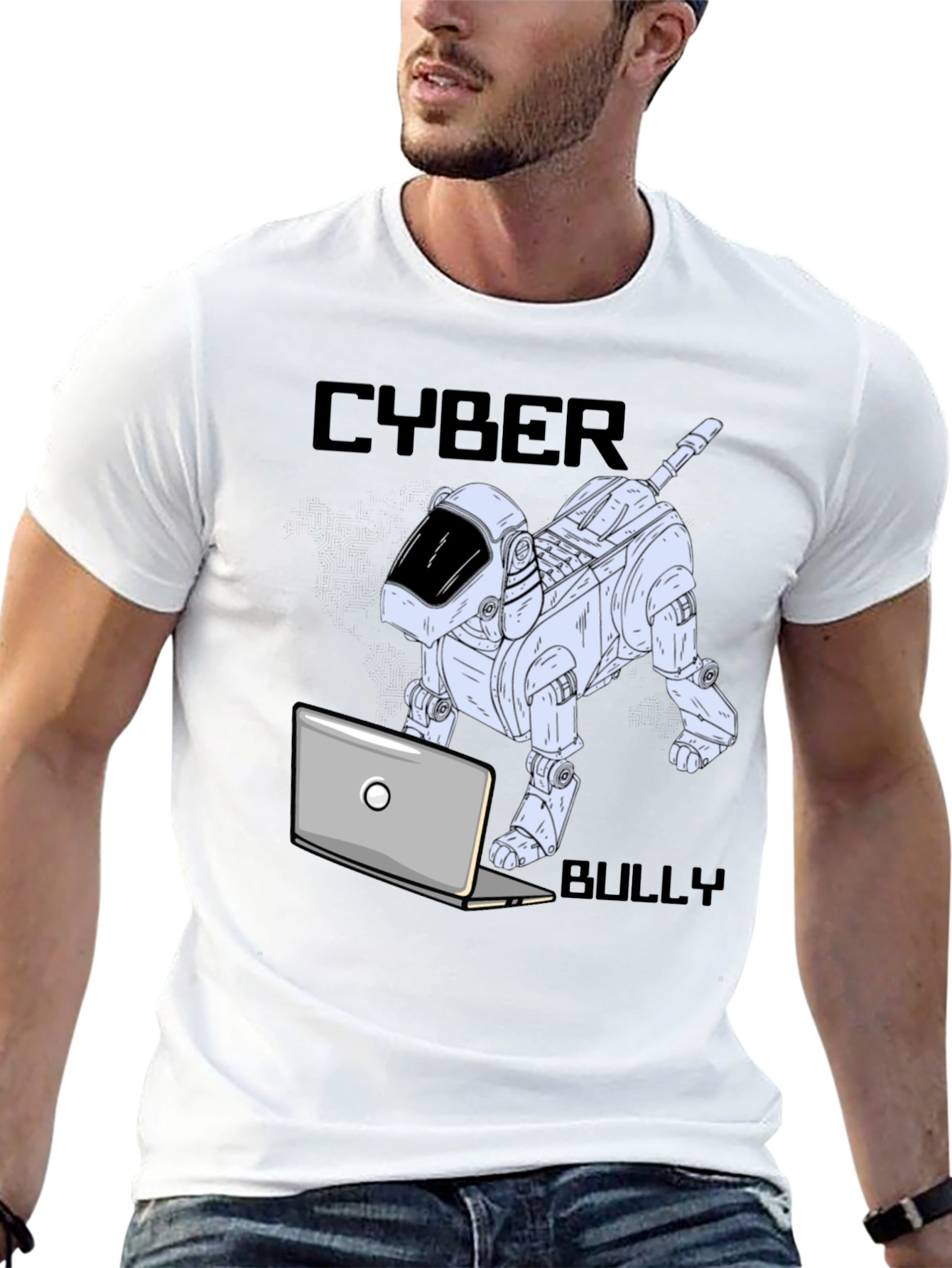 Cyber Bully Robot Dog T-Shirt