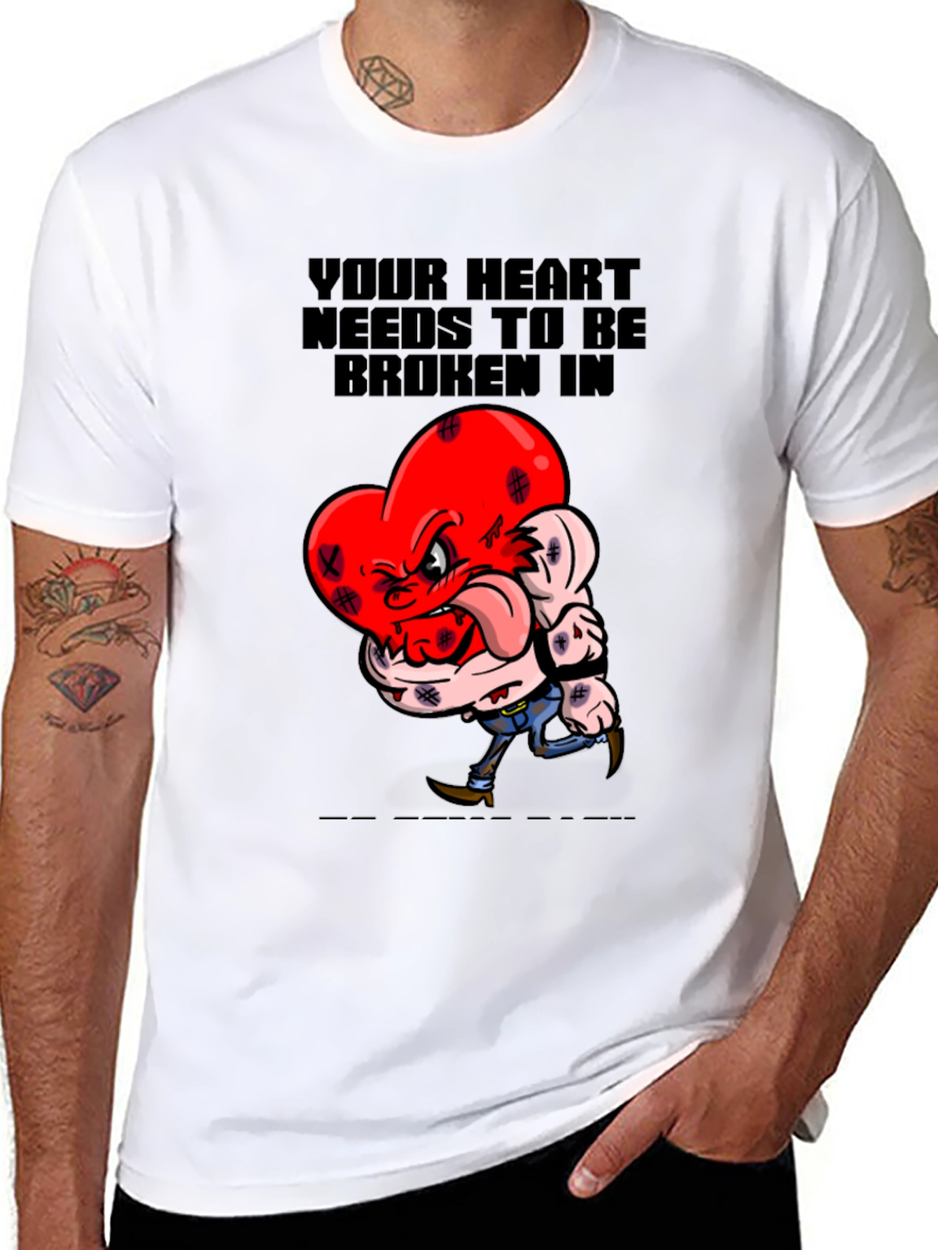 Broken Heart Graphic T-Shirt