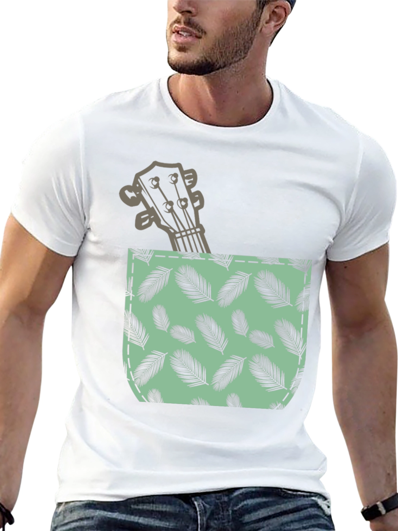 Pocket Ukulele Graphic T-Shirt