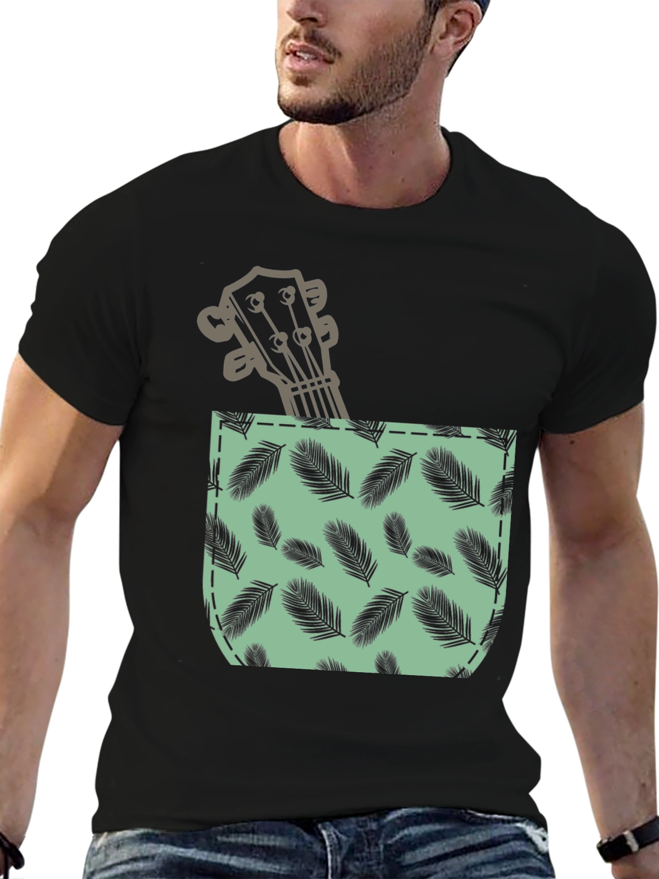 Pocket Ukulele Graphic T-Shirt