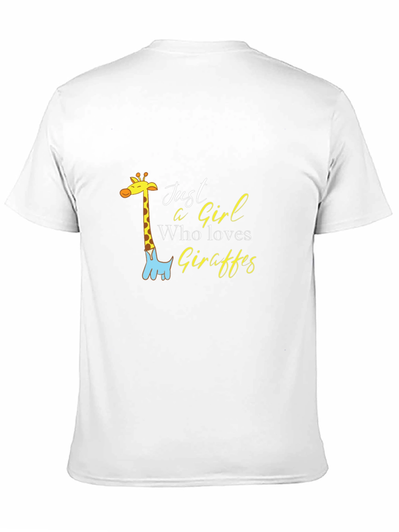 Just a Girl Who Loves Giraffes Graphic Tee