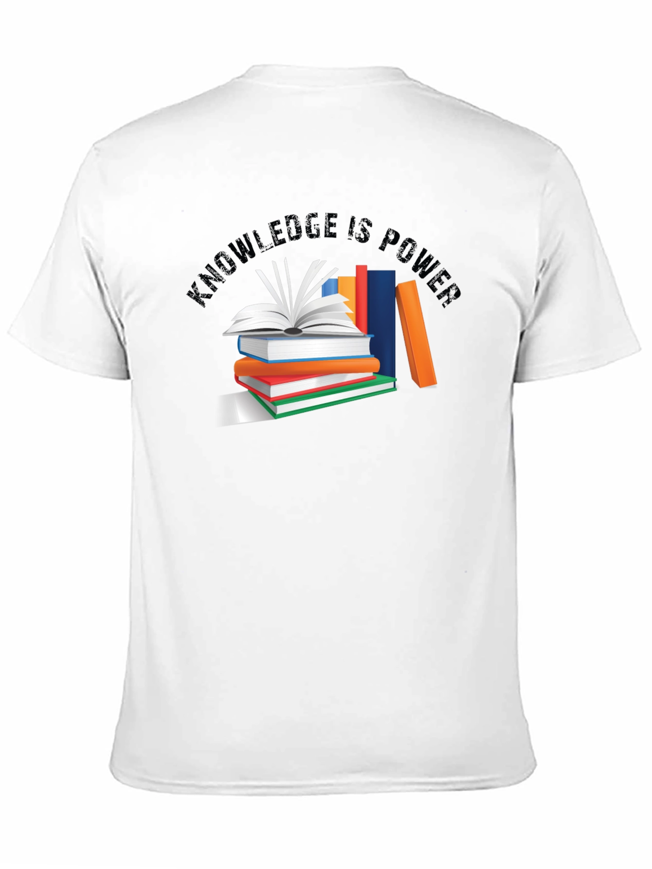 Knowledge Is Power Black T-Shirt