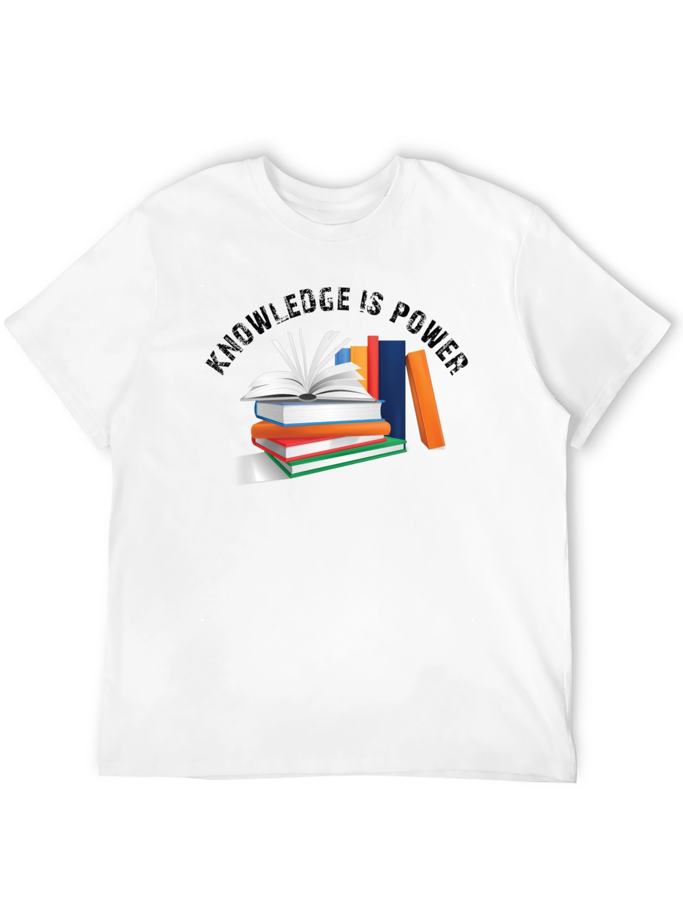 Knowledge Is Power Black T-Shirt
