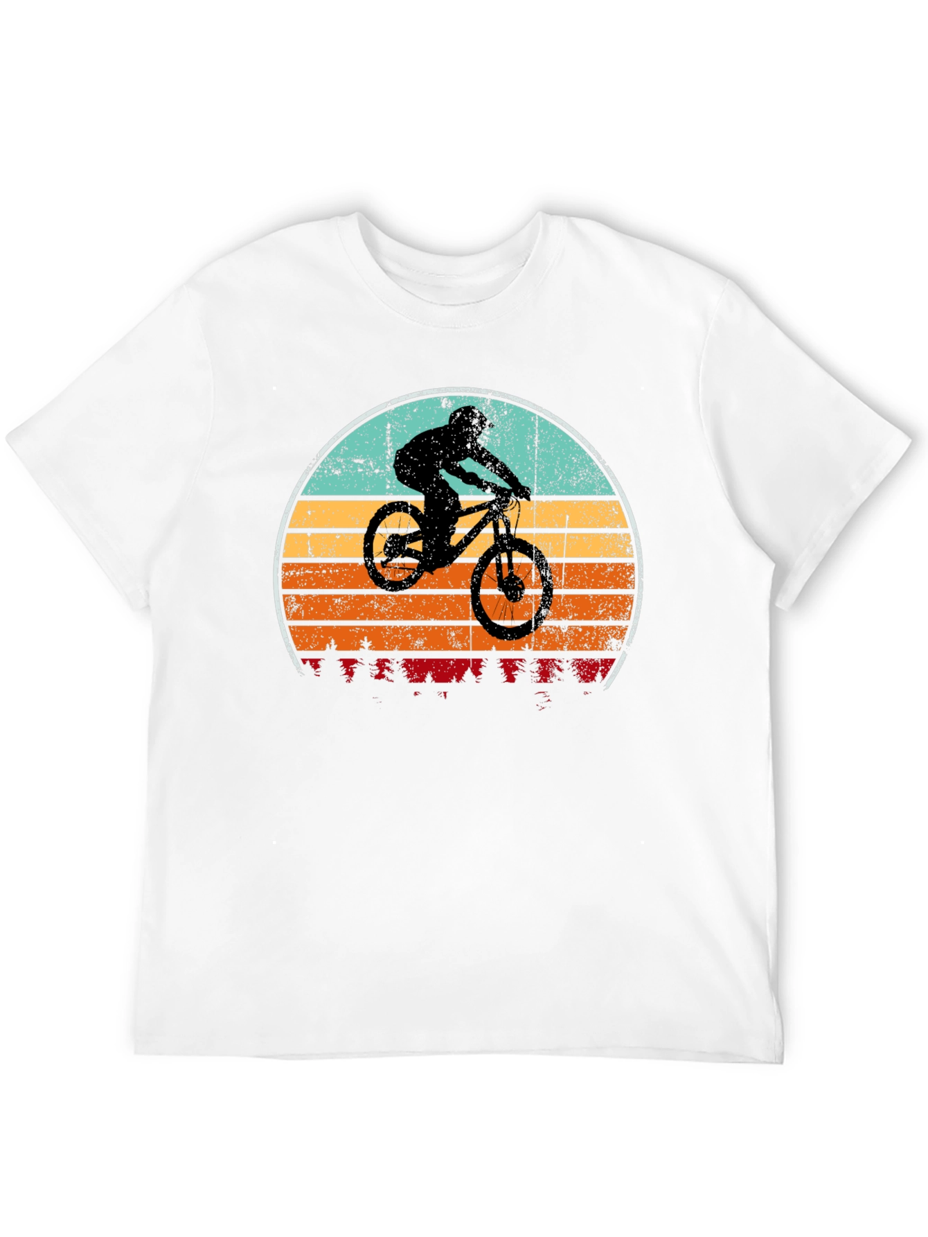 Mountain Biker Sunset T-Shirt