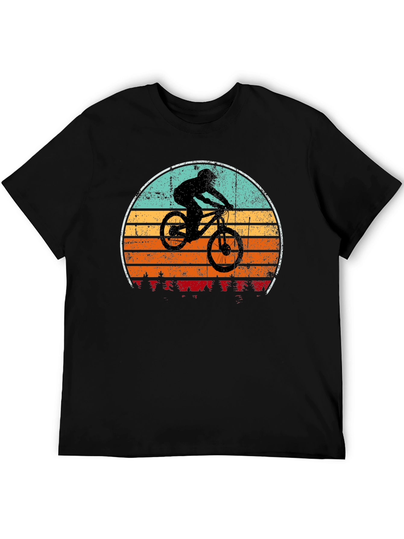 Mountain Biker Sunset T-Shirt