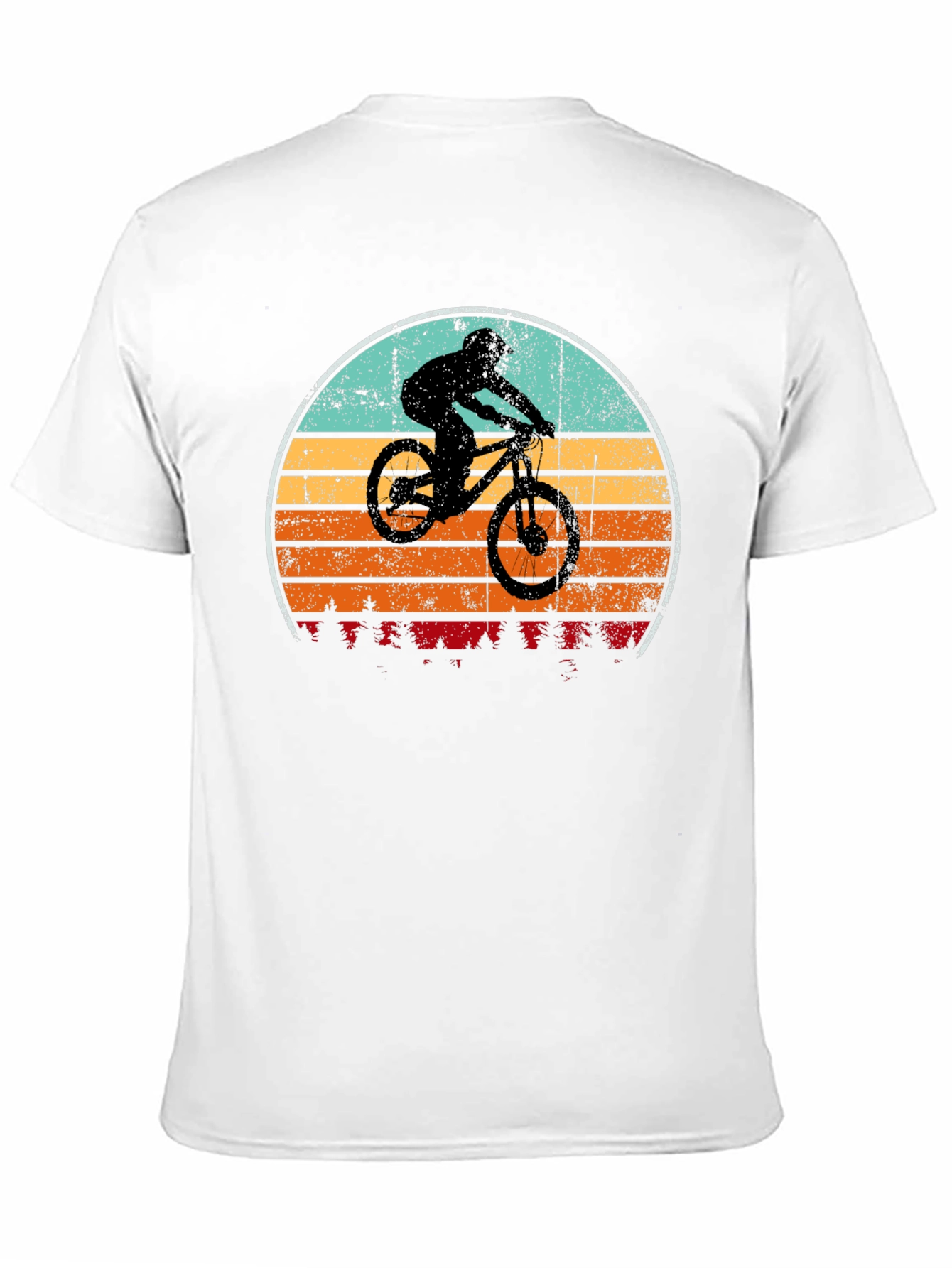 Mountain Biker Sunset T-Shirt