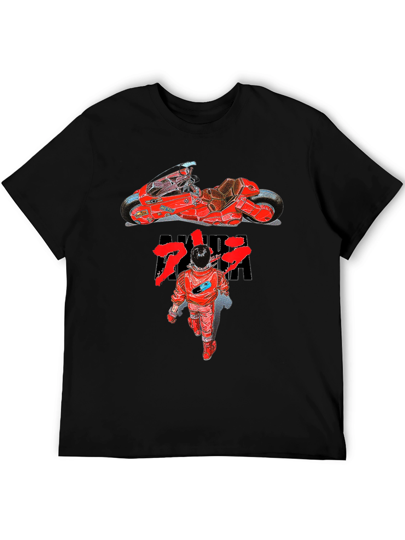 Akira Anime Motorcycle Graphic T-Shirt