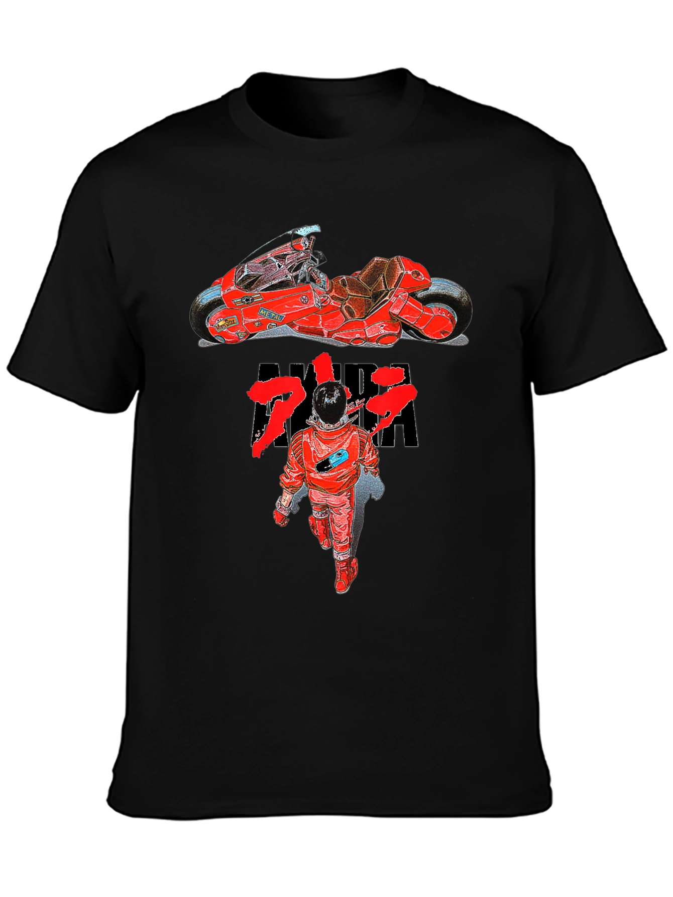 Akira Anime Motorcycle Graphic T-Shirt