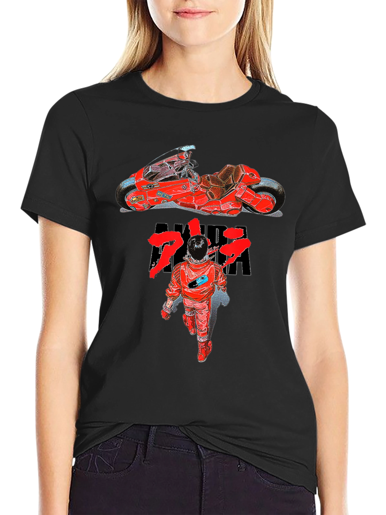 Akira Anime Motorcycle Graphic T-Shirt