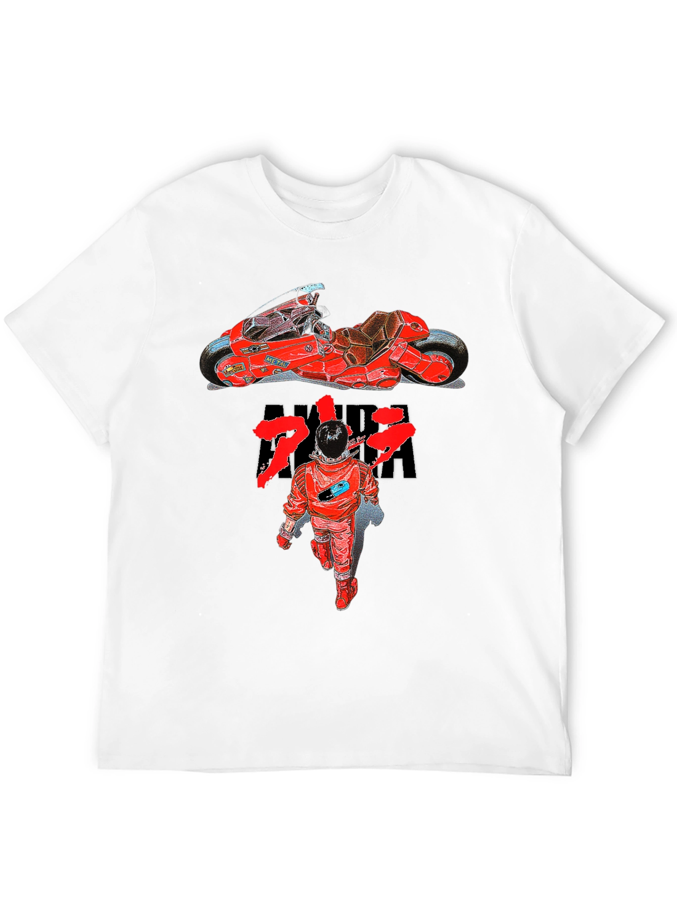 Akira Anime Motorcycle Graphic T-Shirt