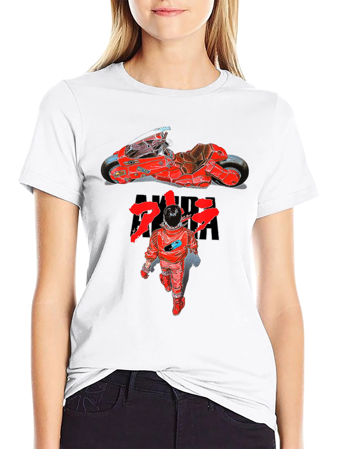 Akira Anime Motorcycle Graphic T-Shirt