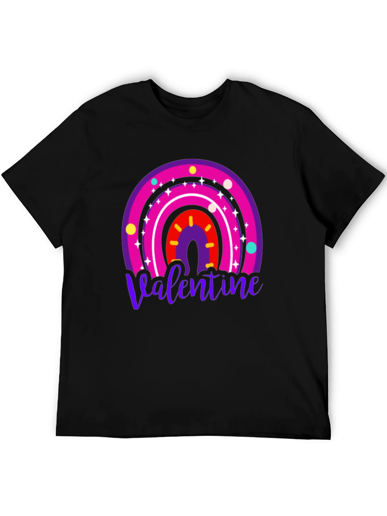 Valentine Rainbow Graphic Tee