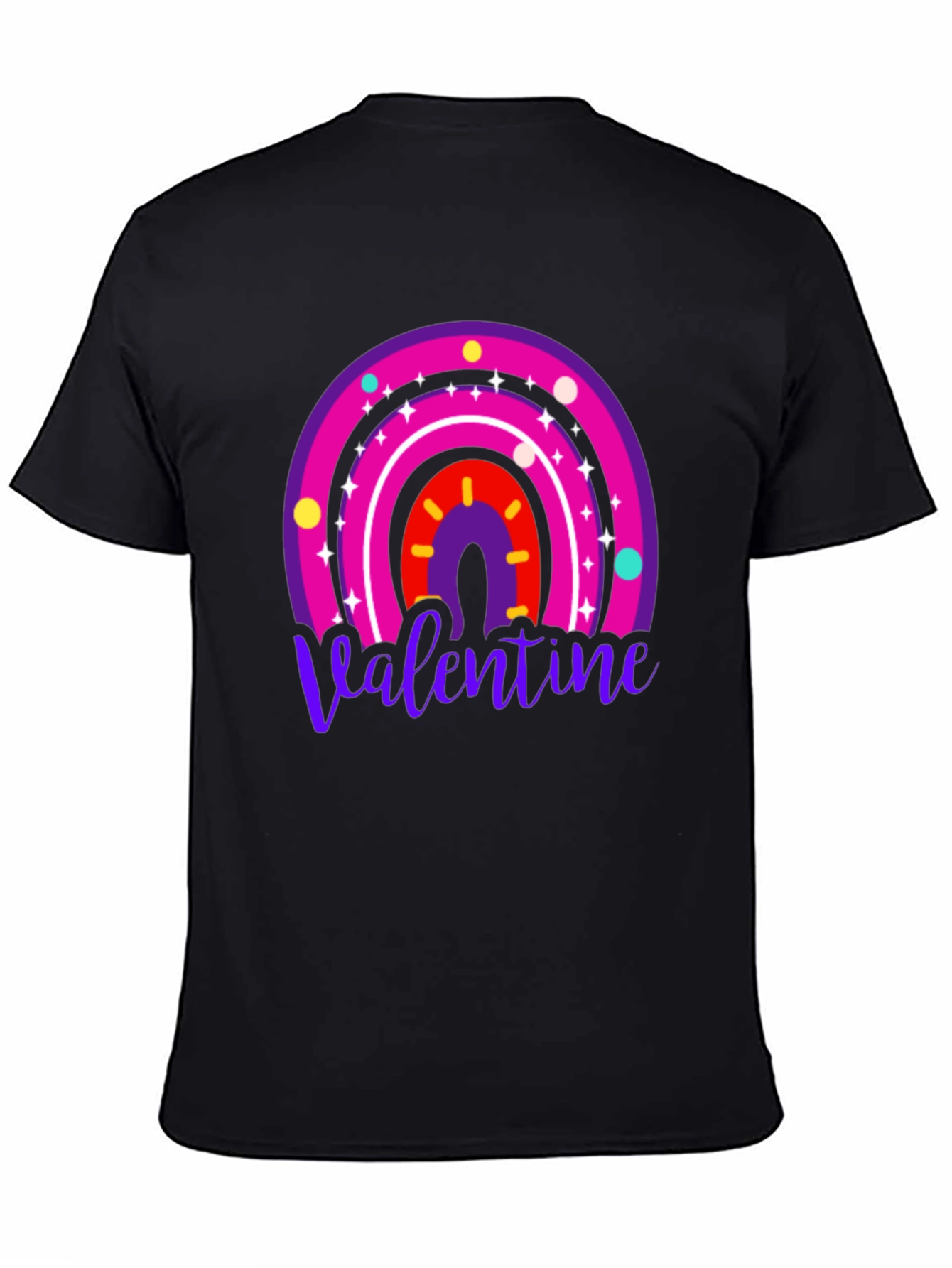Valentine Rainbow Graphic Tee
