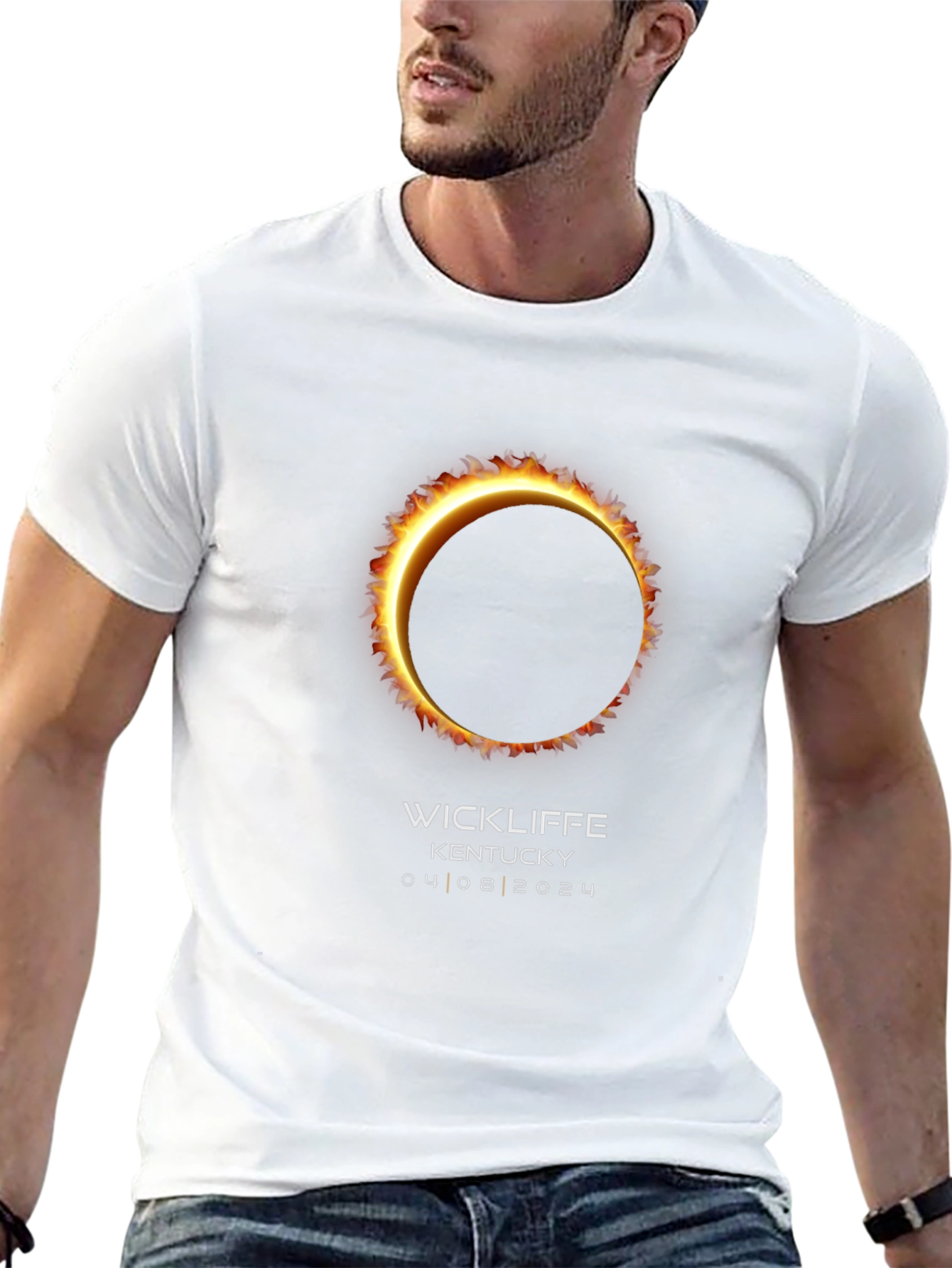 Total Solar Eclipse T-Shirt - Wickliffe Kentucky 04/08/2024