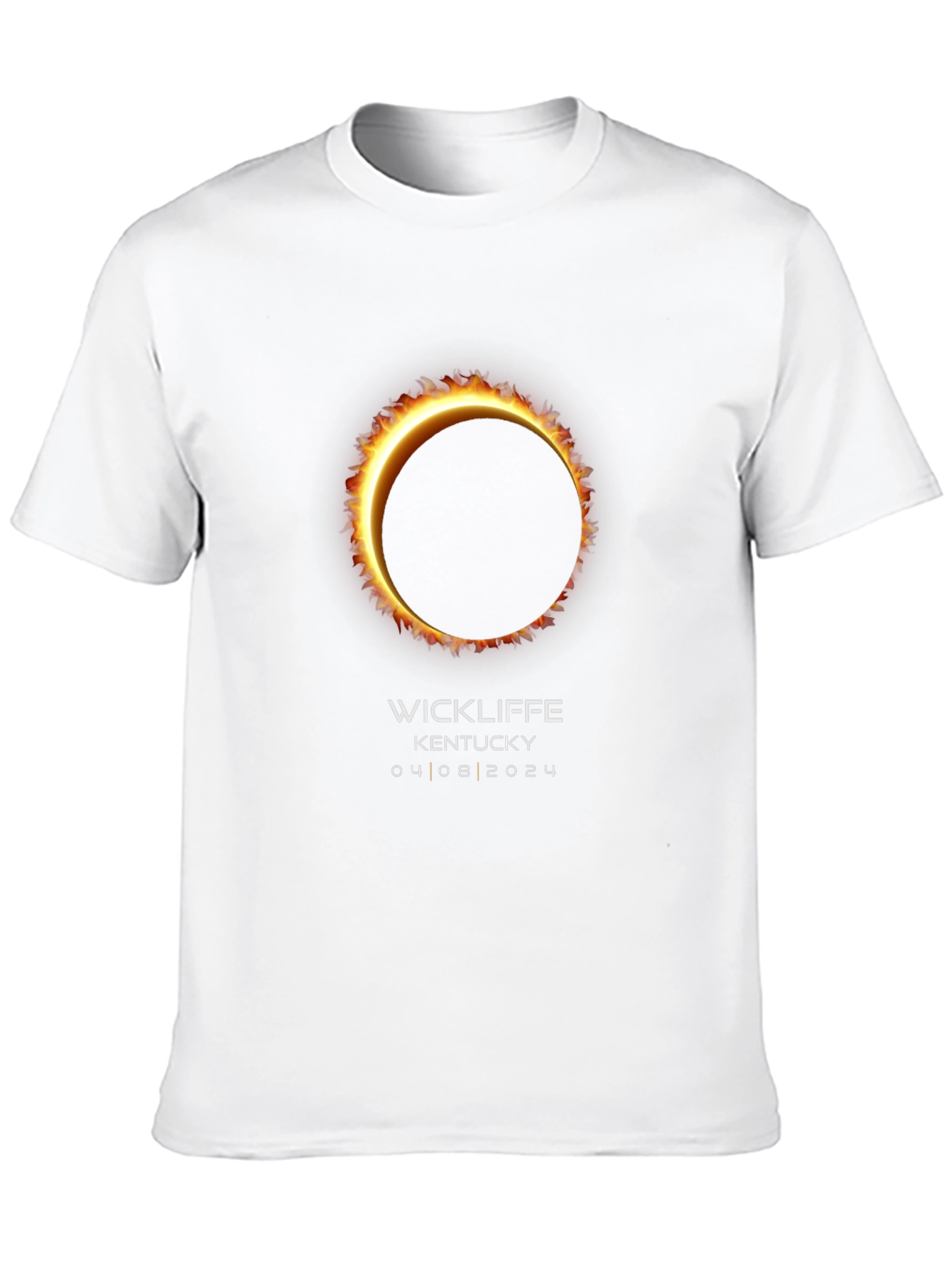Total Solar Eclipse T-Shirt - Wickliffe Kentucky 04/08/2024