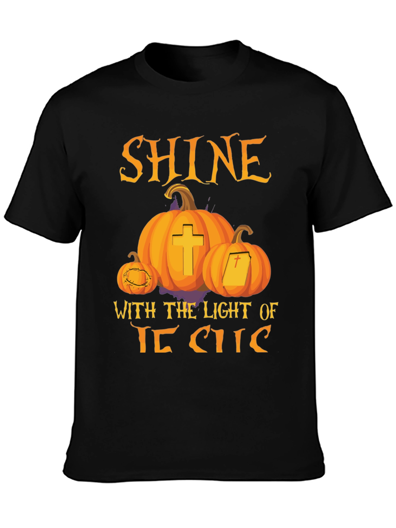 Shine With The Light of Jesus Halloween T-Shirt