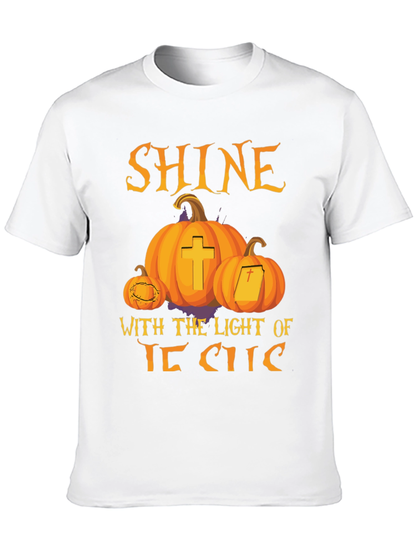 Shine With The Light of Jesus Halloween T-Shirt