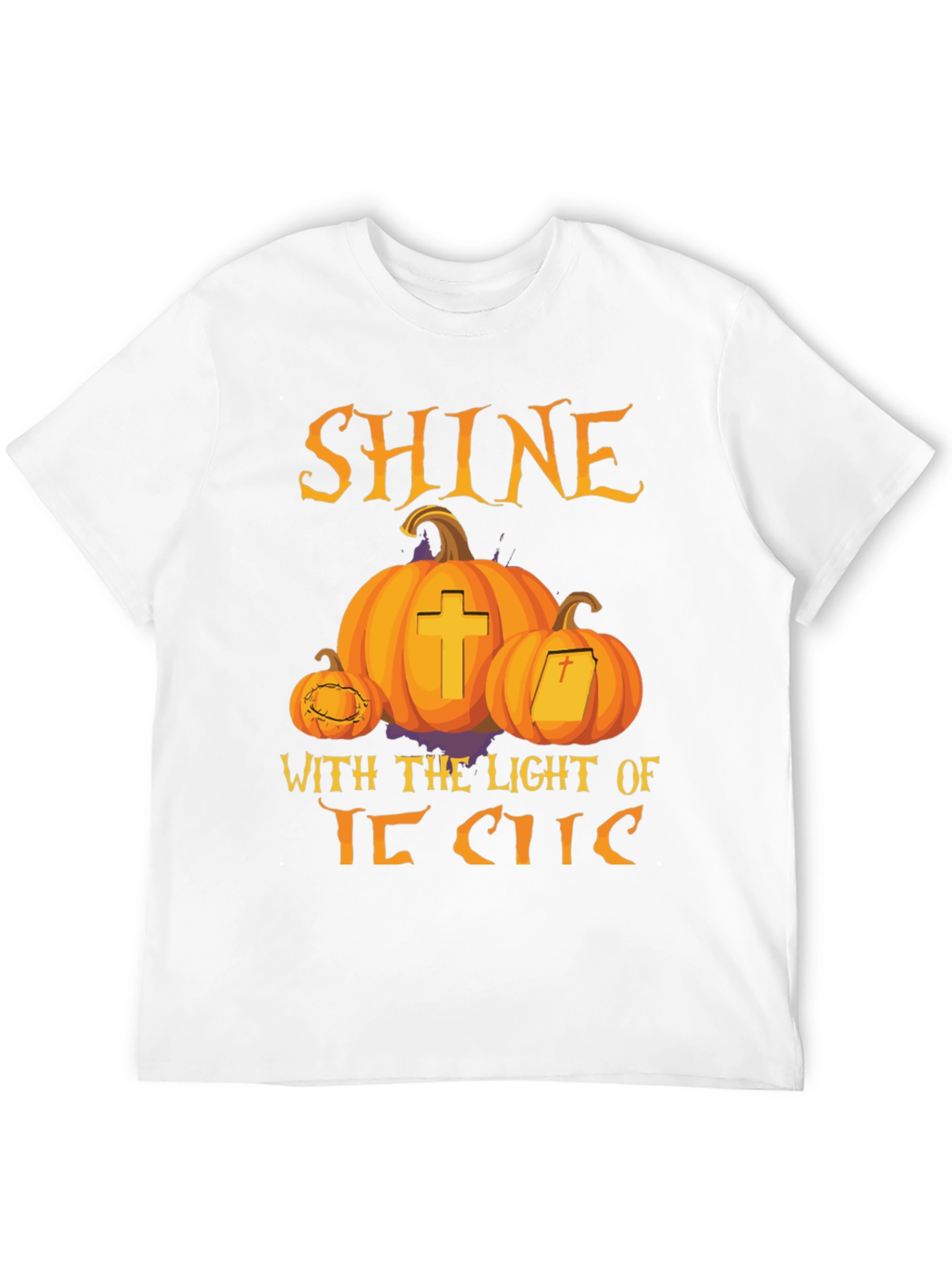 Shine With The Light of Jesus Halloween T-Shirt