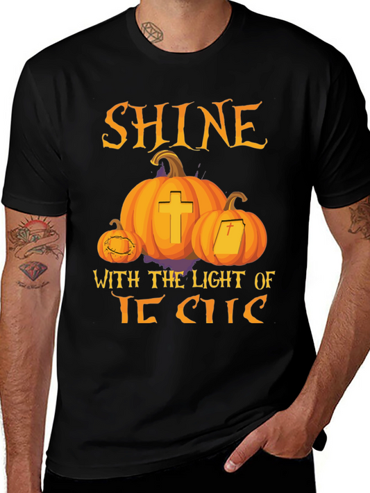 Shine With The Light of Jesus Halloween T-Shirt