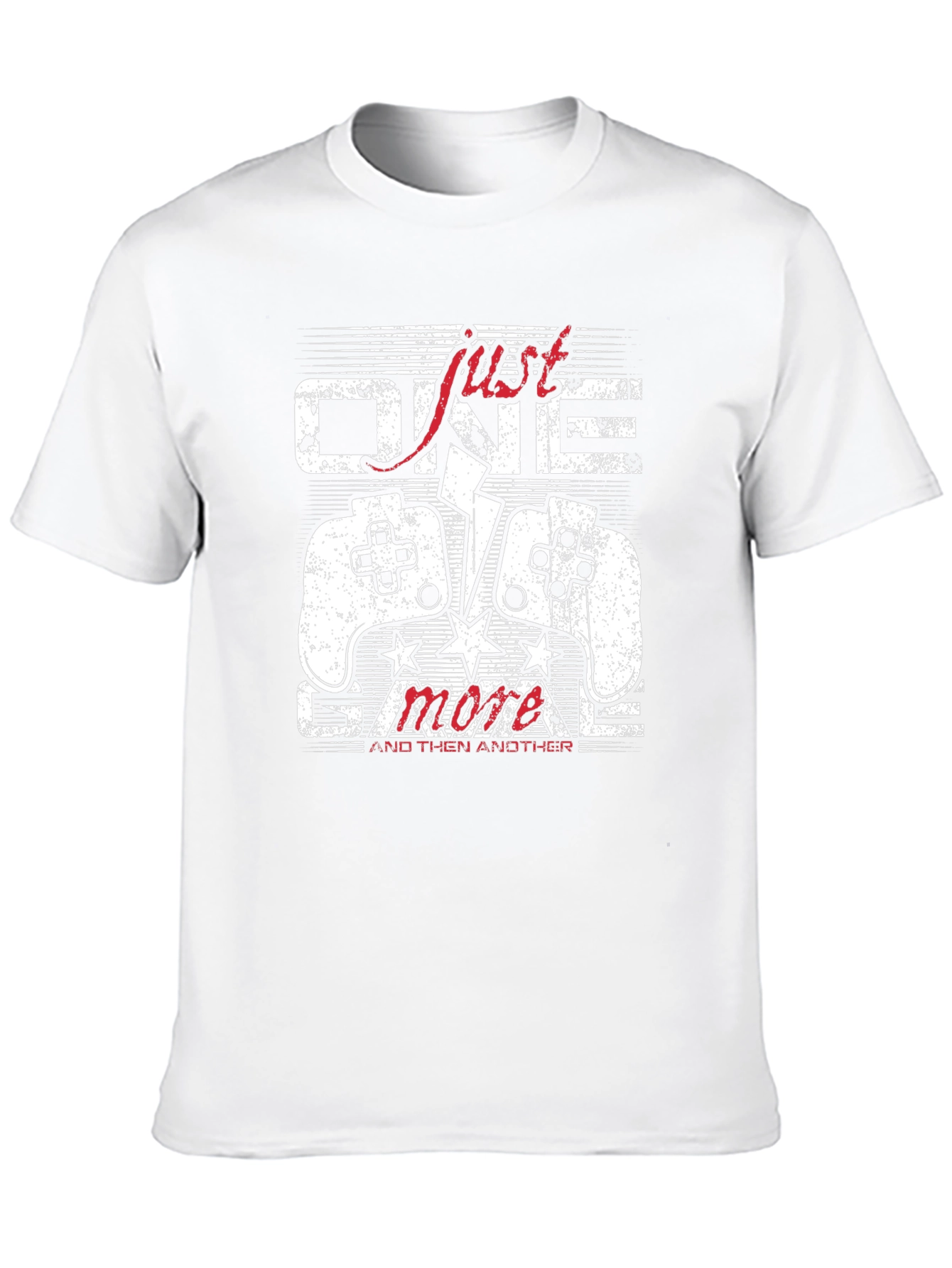 Just One More Game Black Graphic Tee
