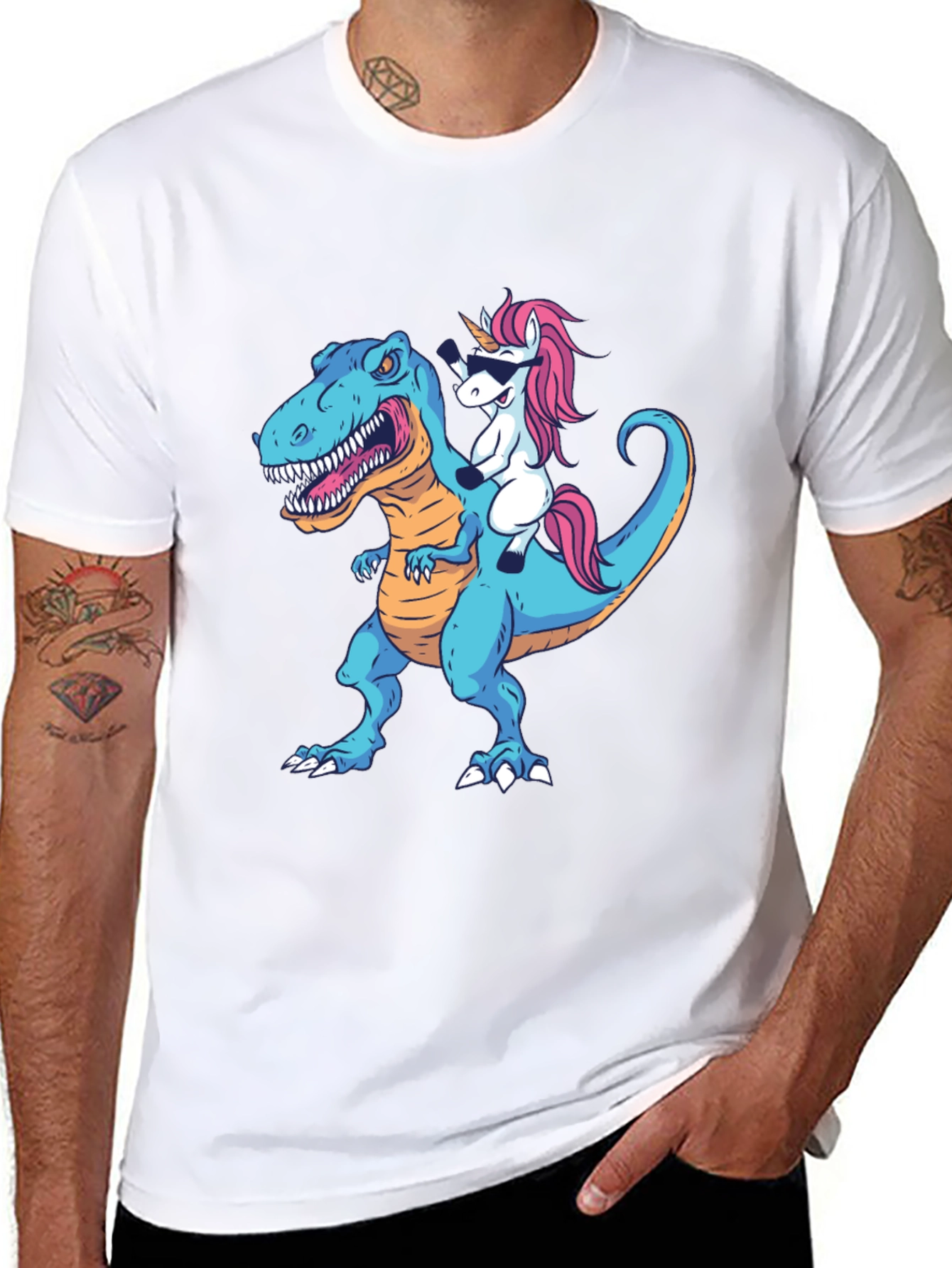 Dino Unicorn T-Shirt: Funny Graphic Tee