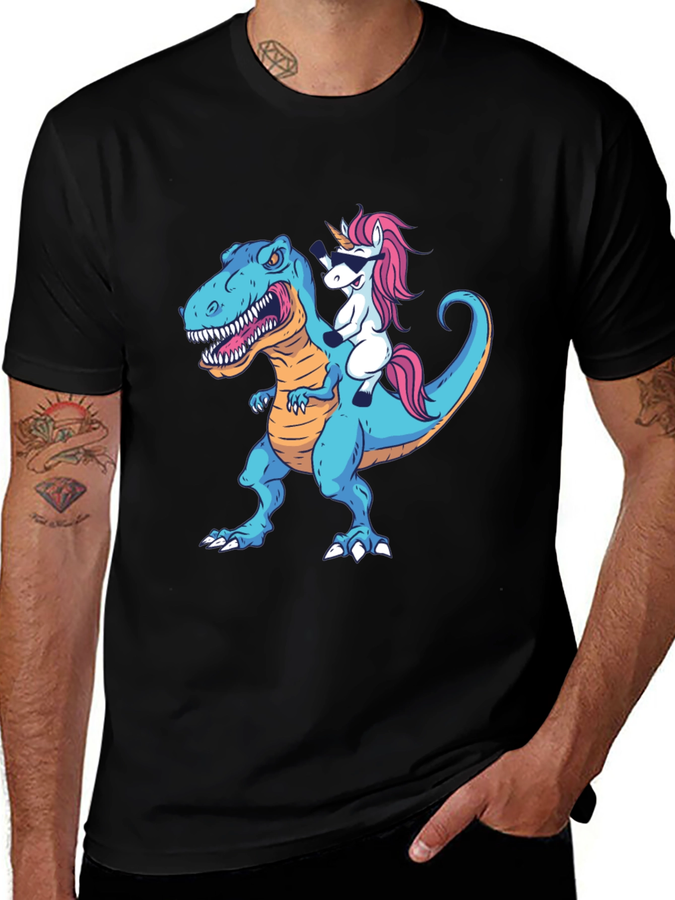 Dino Unicorn T-Shirt: Funny Graphic Tee