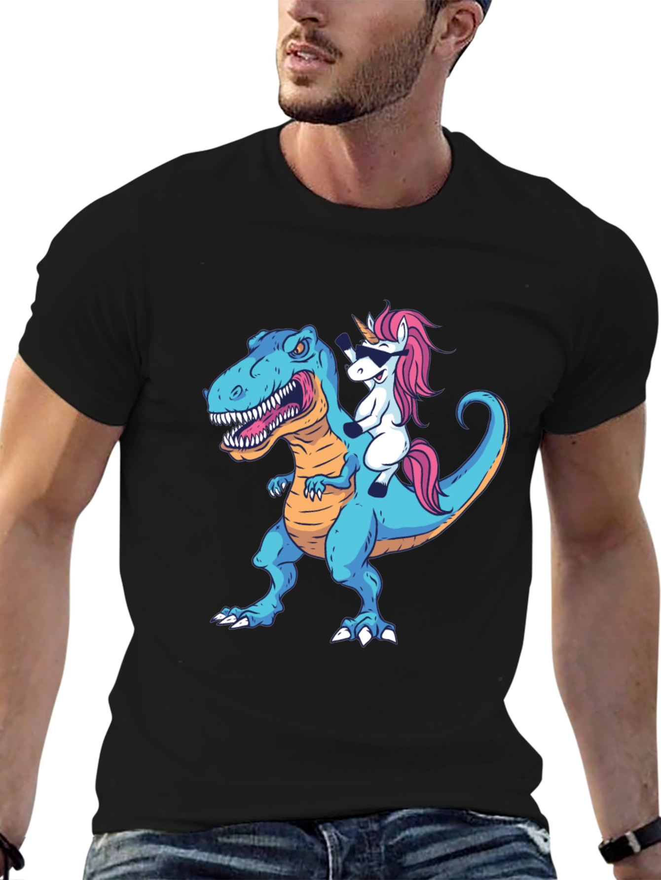 Dino Unicorn T-Shirt: Funny Graphic Tee