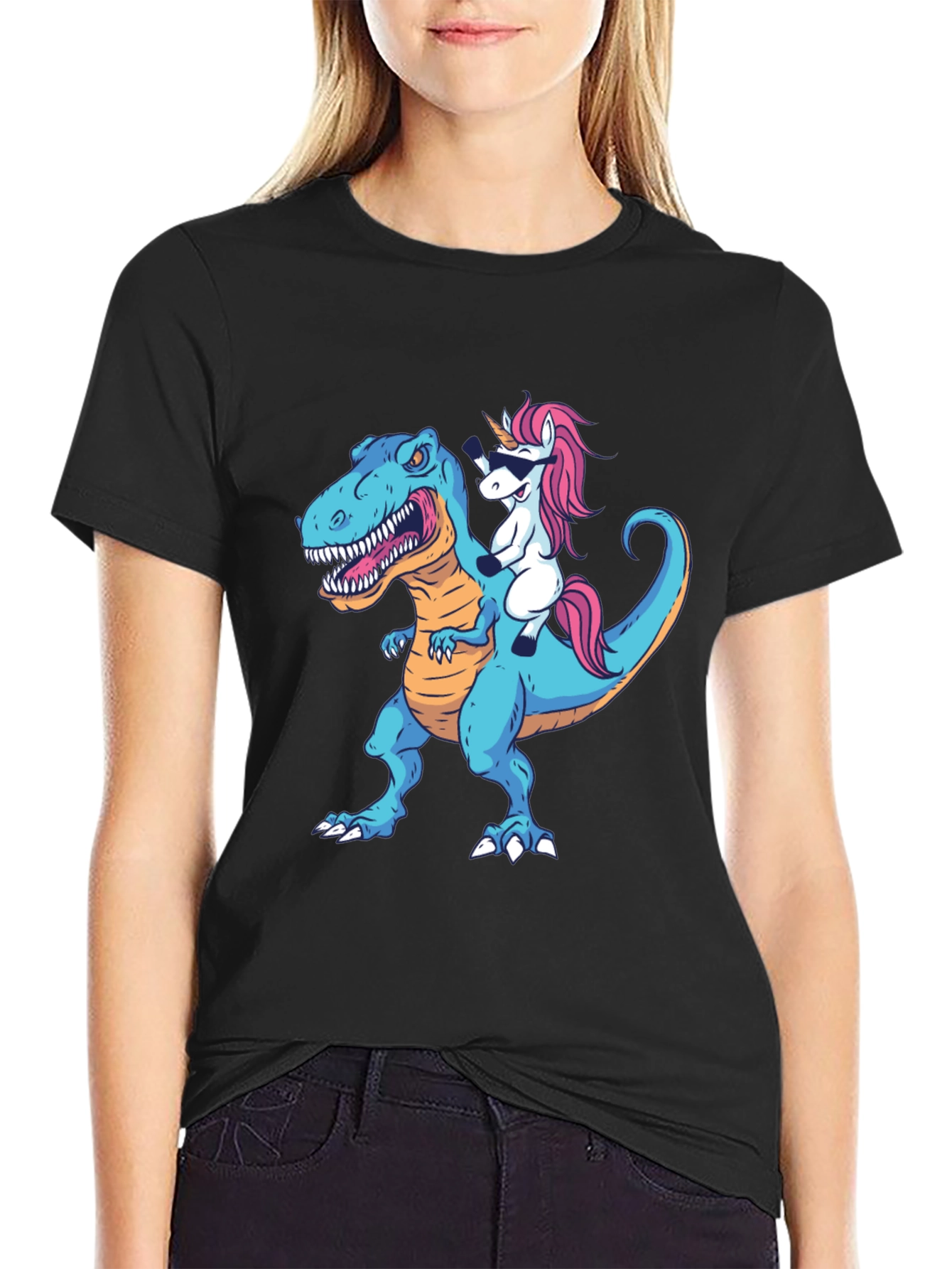 Dino Unicorn T-Shirt: Funny Graphic Tee