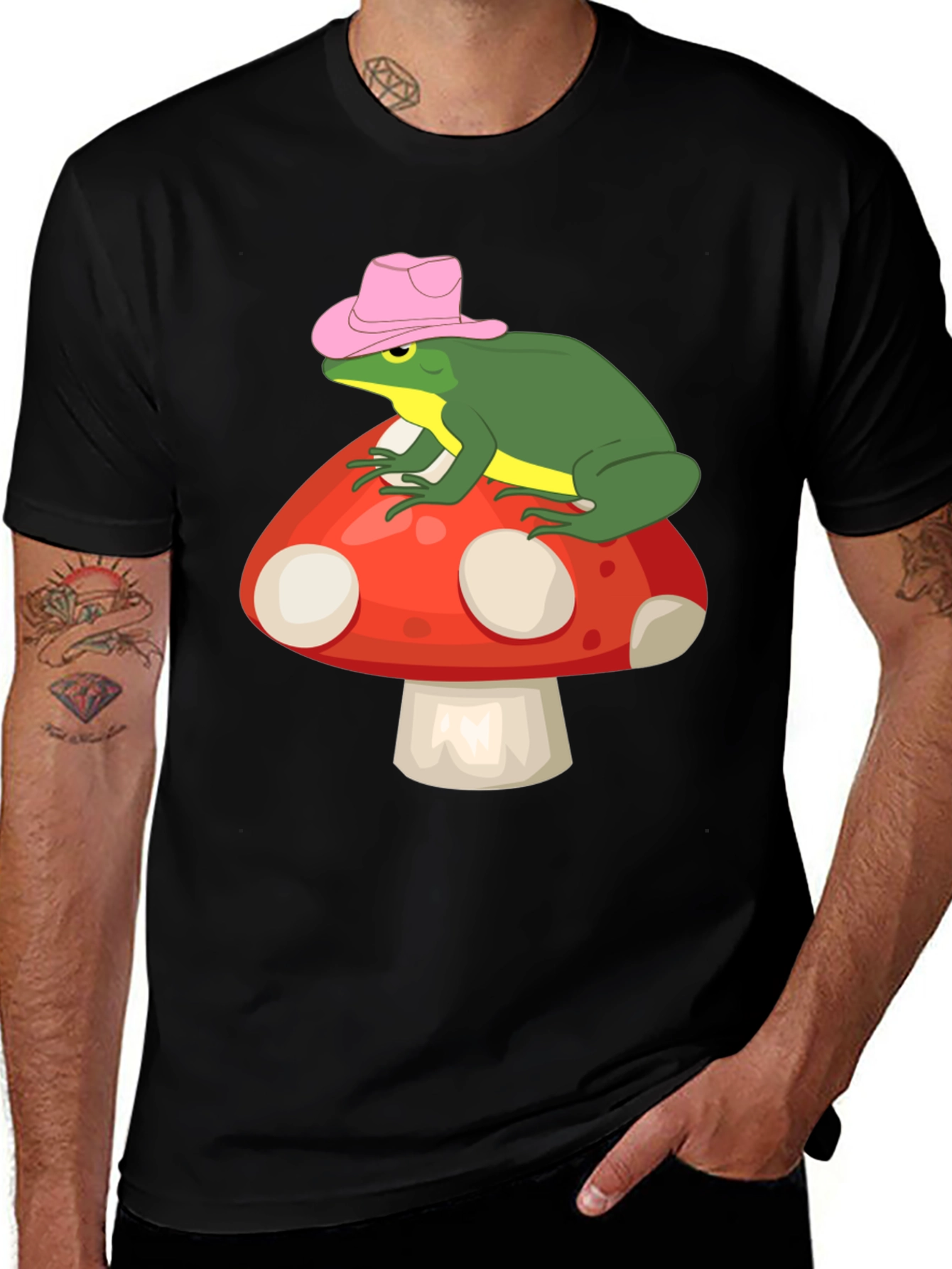 Frog on Mushroom T-Shirt