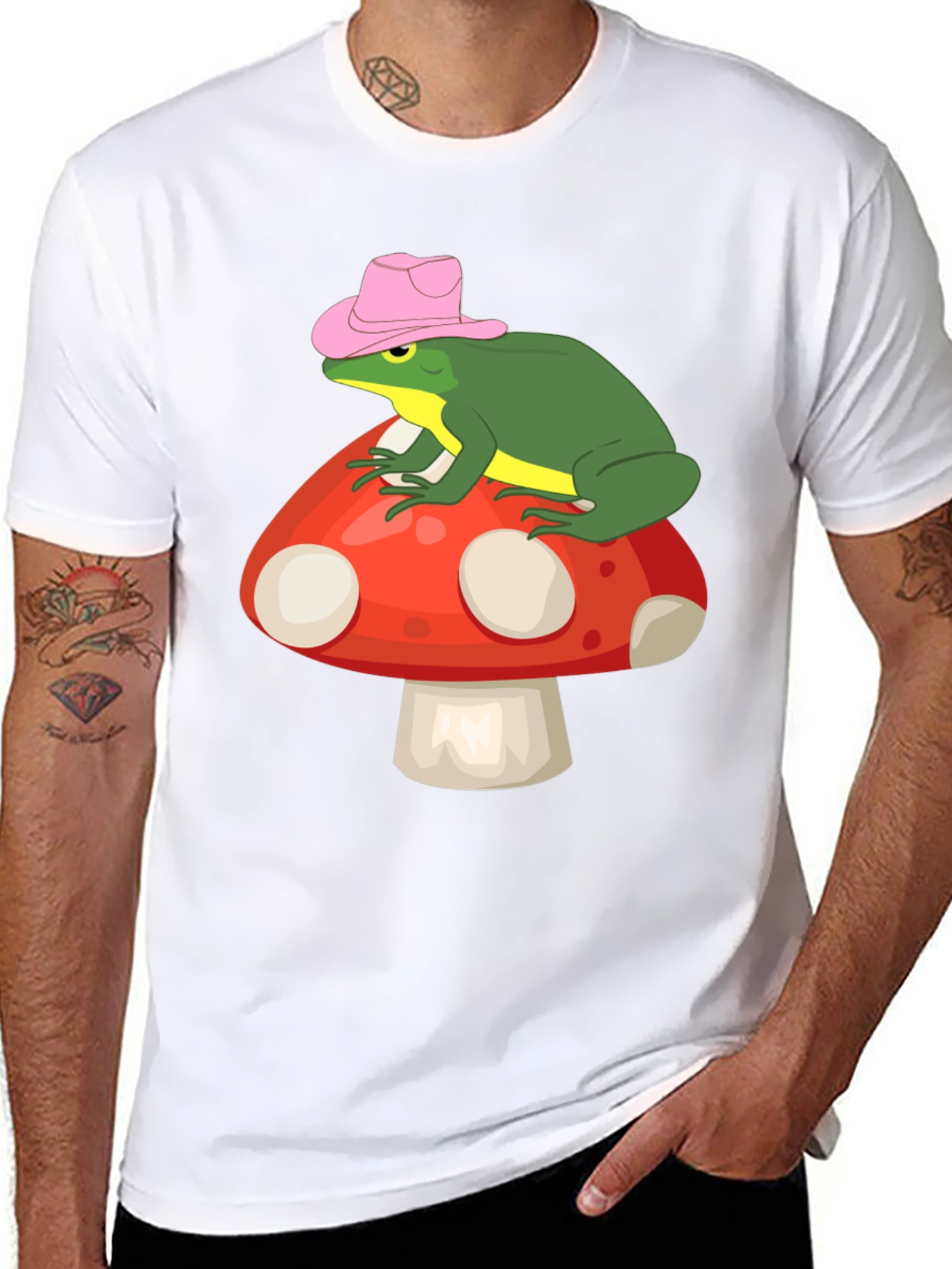 Frog on Mushroom T-Shirt