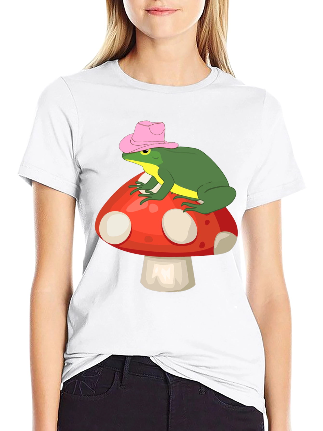 Frog on Mushroom T-Shirt