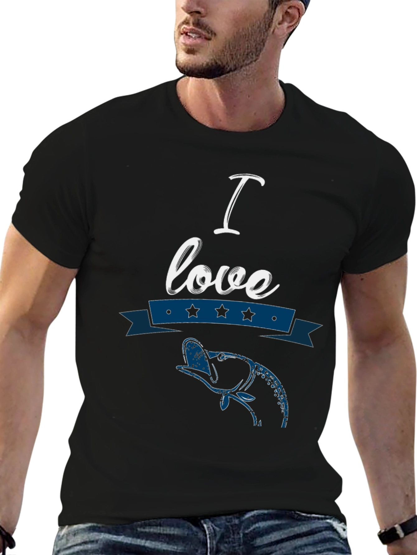 I Love Fishing T-Shirt - Fisherman Tee