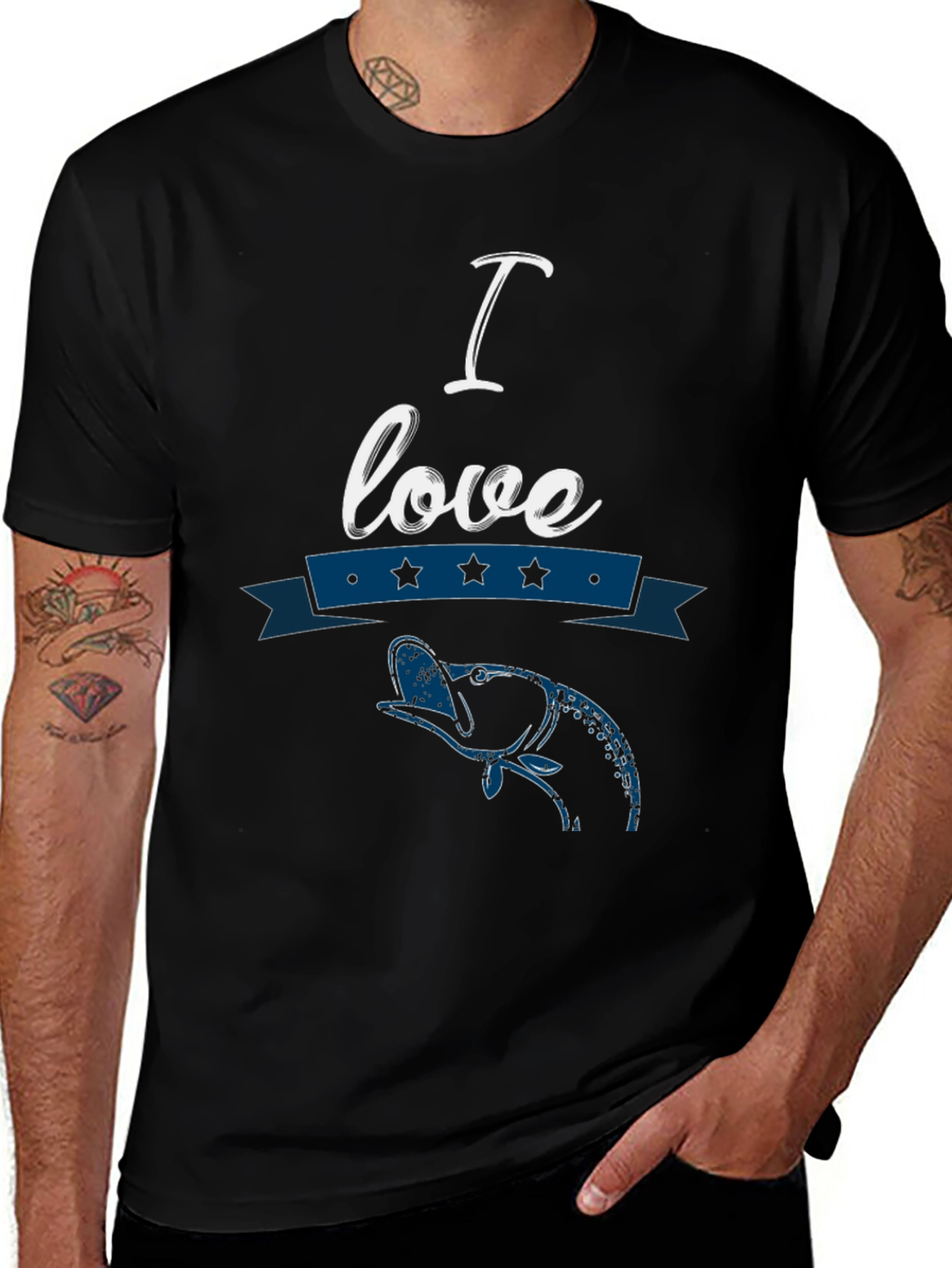 I Love Fishing T-Shirt - Fisherman Tee