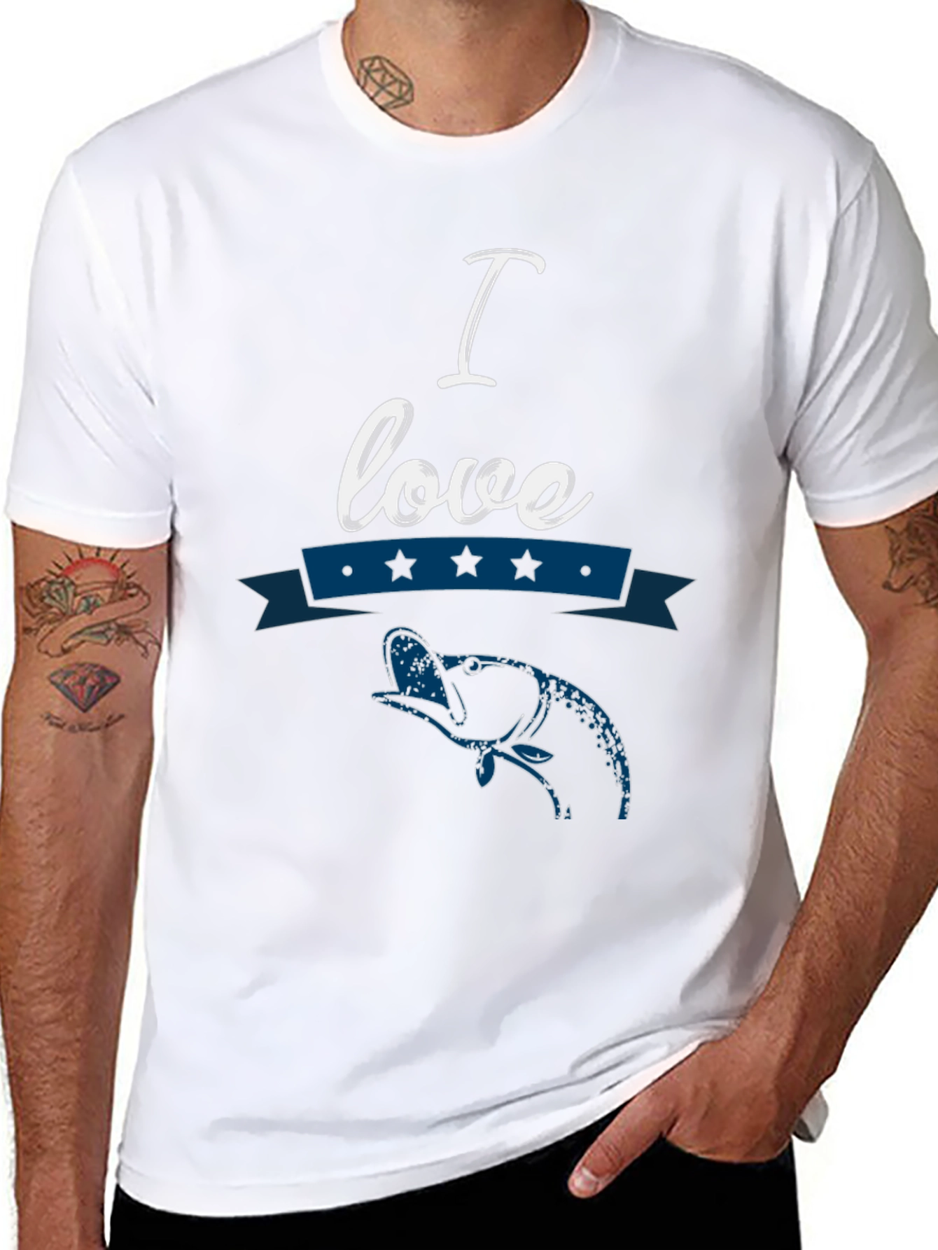 I Love Fishing T-Shirt - Fisherman Tee