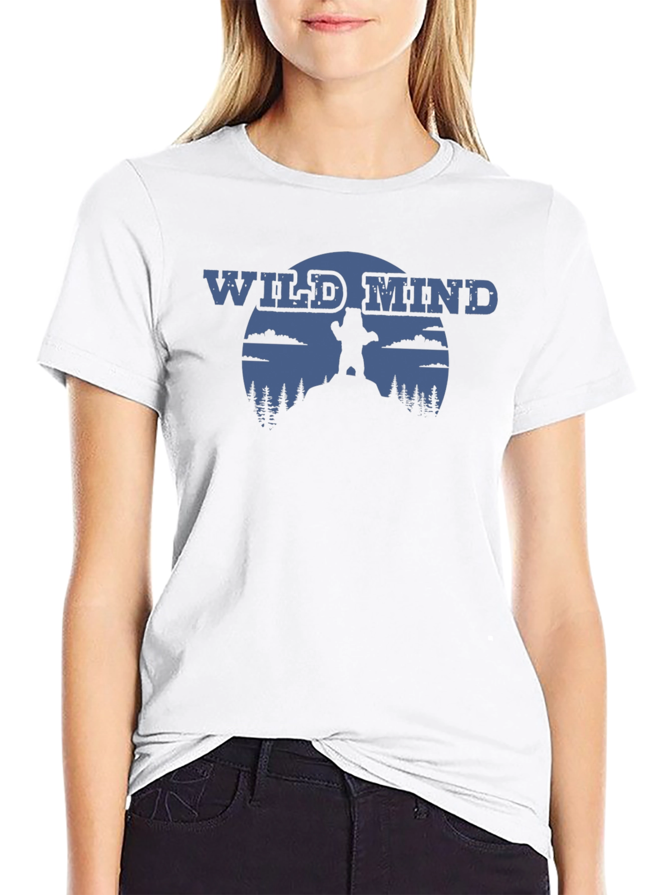Wild Mind Bear Graphic Tee - Nature Inspired Apparel