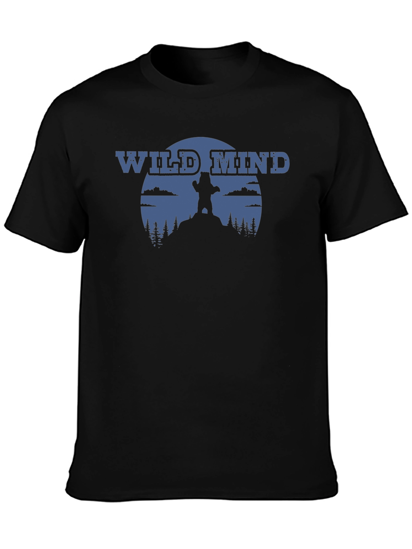 Wild Mind Bear Graphic Tee - Nature Inspired Apparel