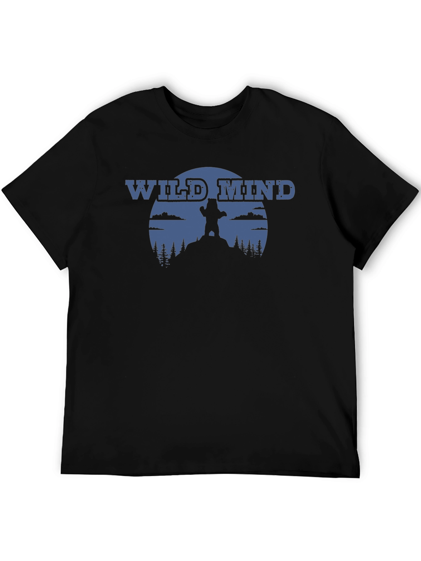 Wild Mind Bear Graphic Tee - Nature Inspired Apparel