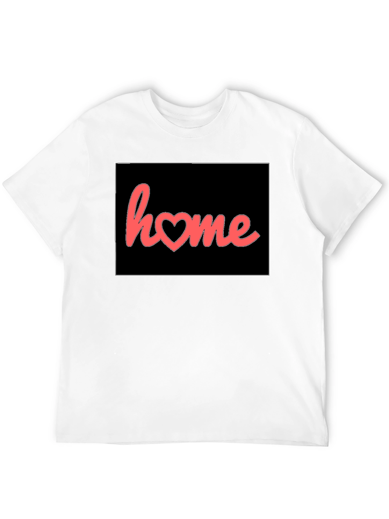 Home Heart Graphic Black T-Shirt