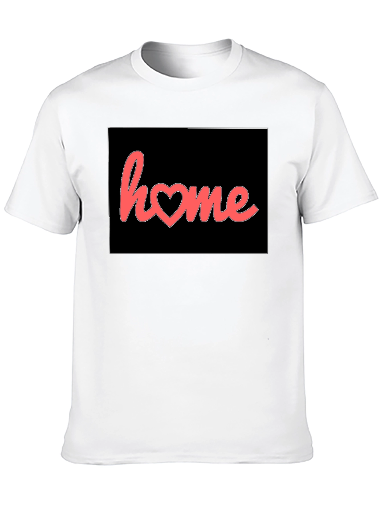 Home Heart Graphic Black T-Shirt