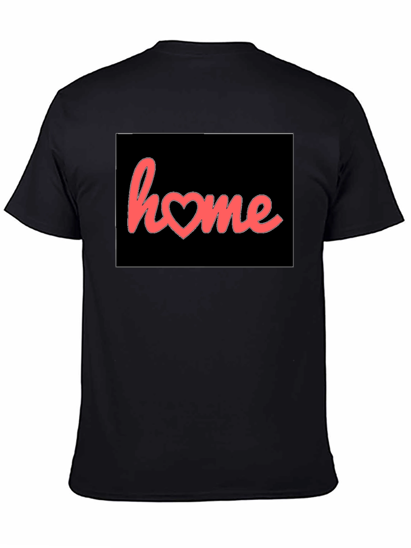 Home Heart Graphic Black T-Shirt